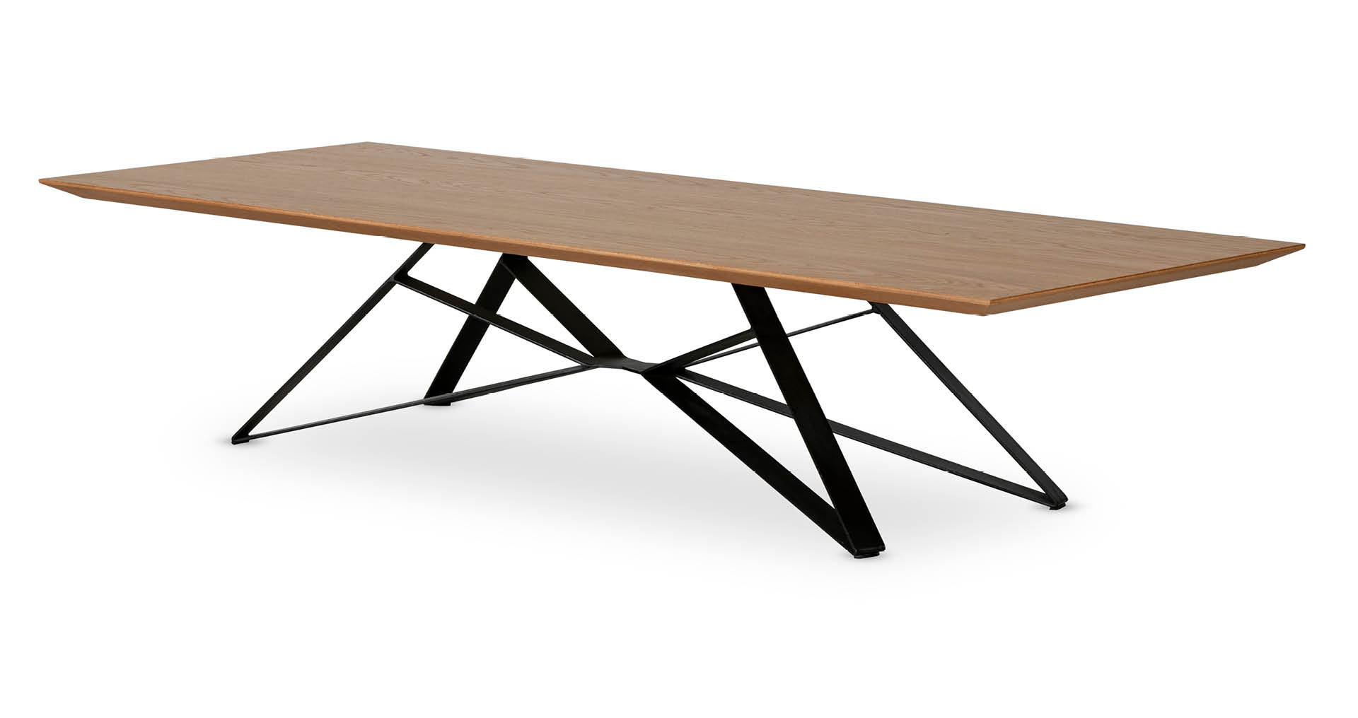 שולחן סלון ספיידר 160 ס"מ בגוון אלון טבעי