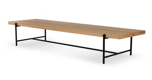שולחן סלון ברייטון 200 ס"מ בגוון אלון טבעי
