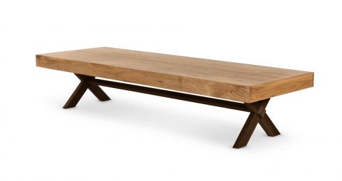 שולחן סלון סנגל 160 ס"מ בגוון אלון טבעי