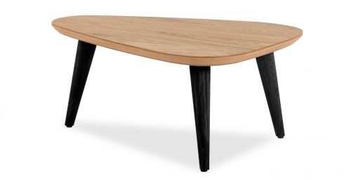 שולחן סלון טיפה 72 ס"מ בגוון אלון טבעי