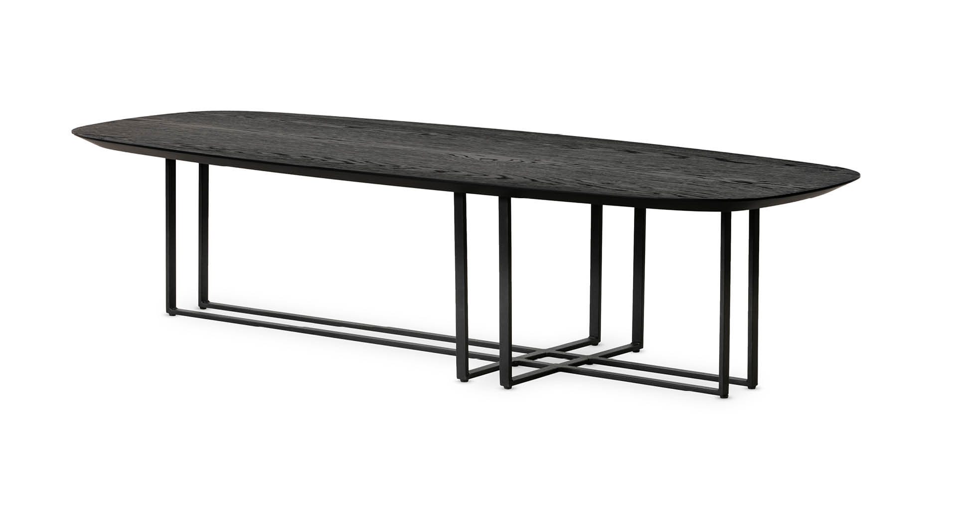 שולחן סלון בוסטון 150 ס"מ בגוון שחור