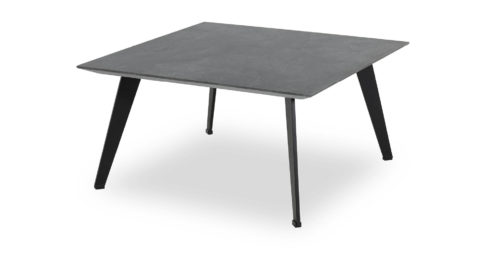 שולחן סלון קיוב 70 ס"מ בגוון אפור צפחה
