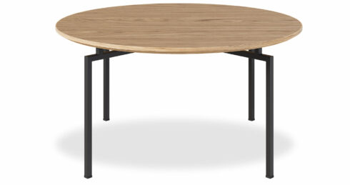 שולחן סלון מרלו קוטר 90 ס"מ בגוון טבעי