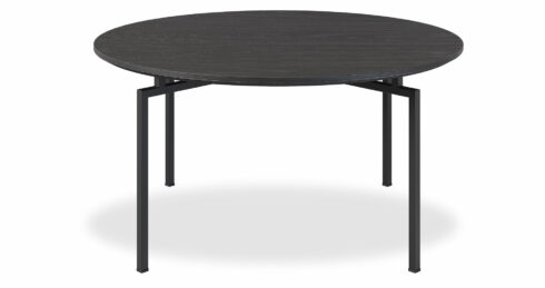שולחן סלון מרלו קוטר 75 ס"מ בגוון שחור