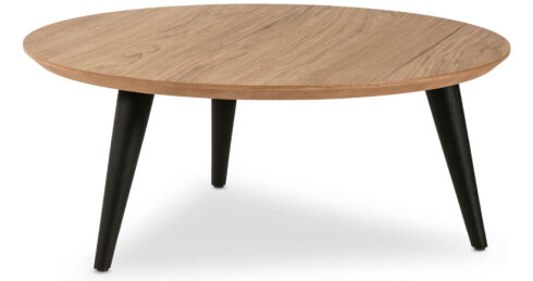 שולחן סלון רונדו 80 ס"מ בגוון אלון טבעי