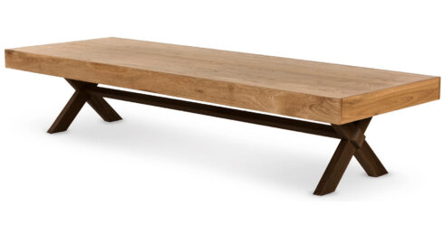 שולחן סלון סנגל 160 ס"מ בגוון אלון טבעי