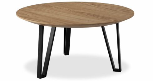 שולחן סלון נואר קוטר 70 בגוון טבעי