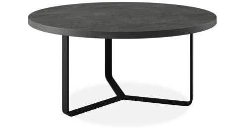 שולחן סלון קומבי 90 ס"מ בגוון אפור צפחה