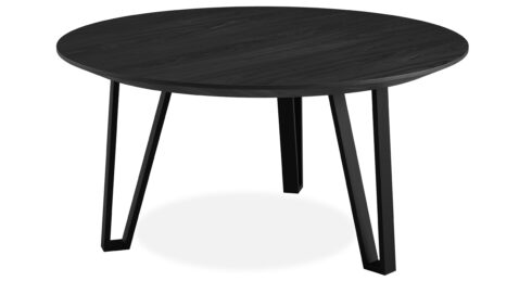 שולחן סלון נואר קוטר 70 בגוון שחור