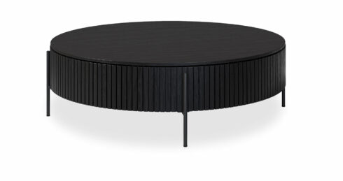 שולחן סלון יוניק קוטר 110 בגוון שחור 01
